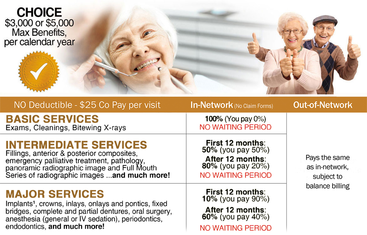 BestOne Dental CHOICE Plan Option